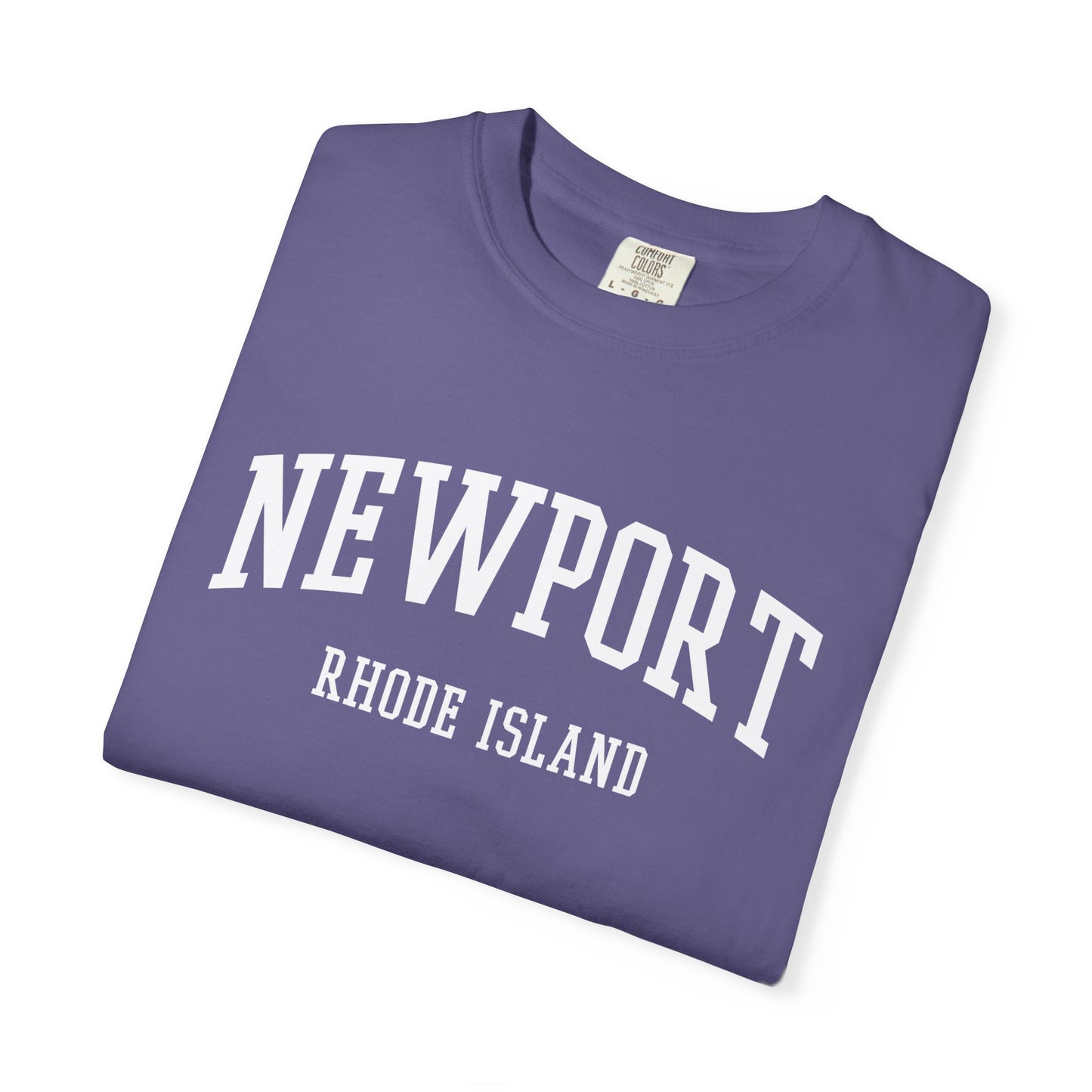 Newport Rhode Island Classic Block T-shirt - 15 colors