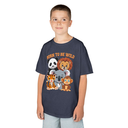 Kids' Born to Be Wild Animal Friends T-Shirt - 18 colors
