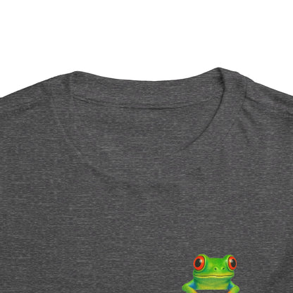 Froggy Friend Cute Toddler Tee - 7 colors