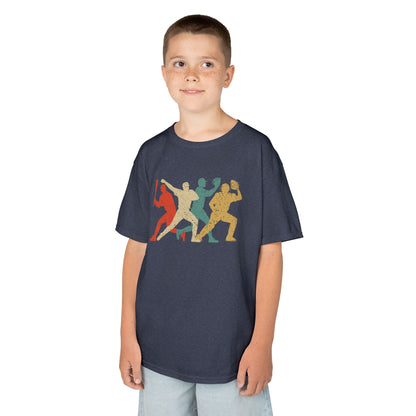 Kids' Baseball Shadows T-Shirt - 13 colors
