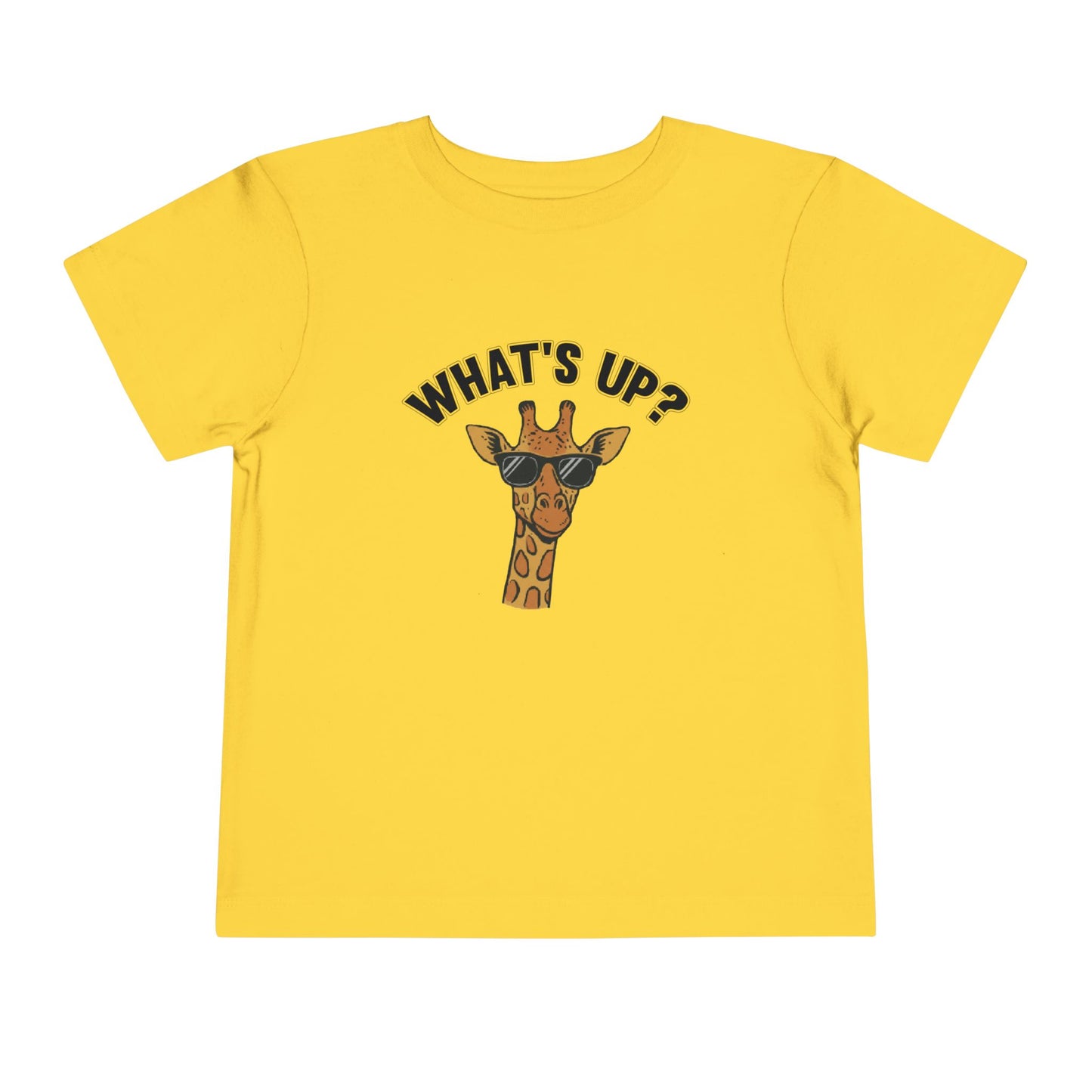 What's Up Cute Giraffe Toddler Tee - 6 colors