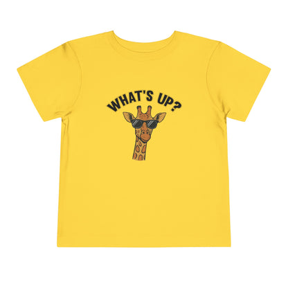 What's Up Cute Giraffe Toddler Tee - 6 colors