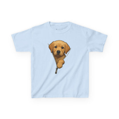 Kids' Peeking Puppy T-shirt - 15 colors