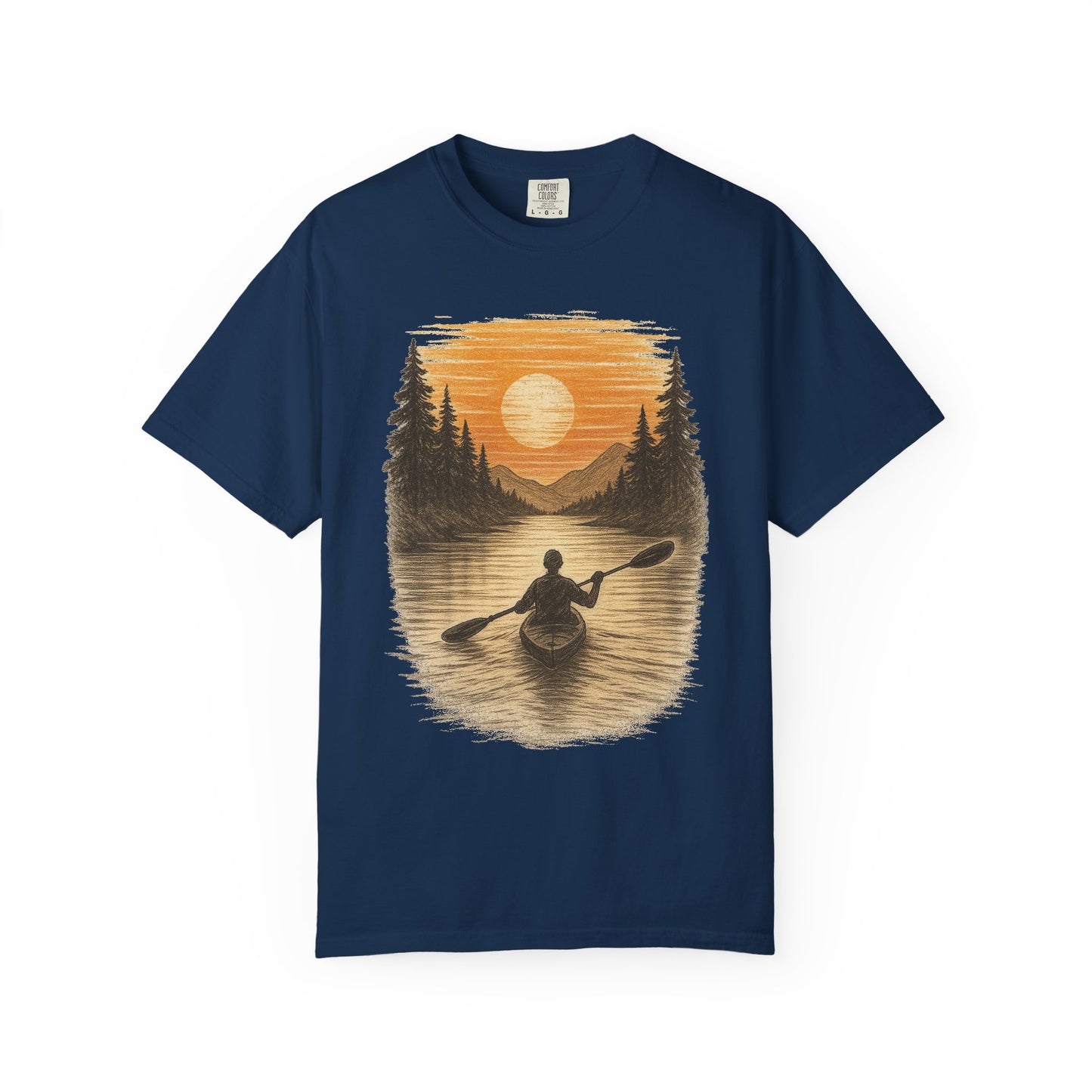 Sunset Kayak Unisex T-Shirt - 11 colors
