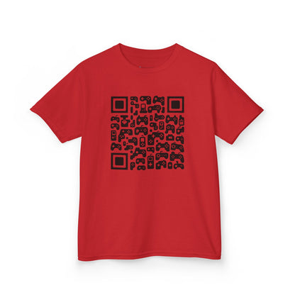 Kids' Gaming QR Code T-shirt - 7 colors