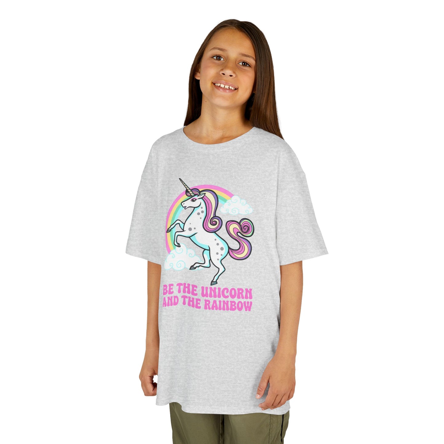 Kids' Be The Unicorn and The Rainbow T-Shirt - 17 Colors