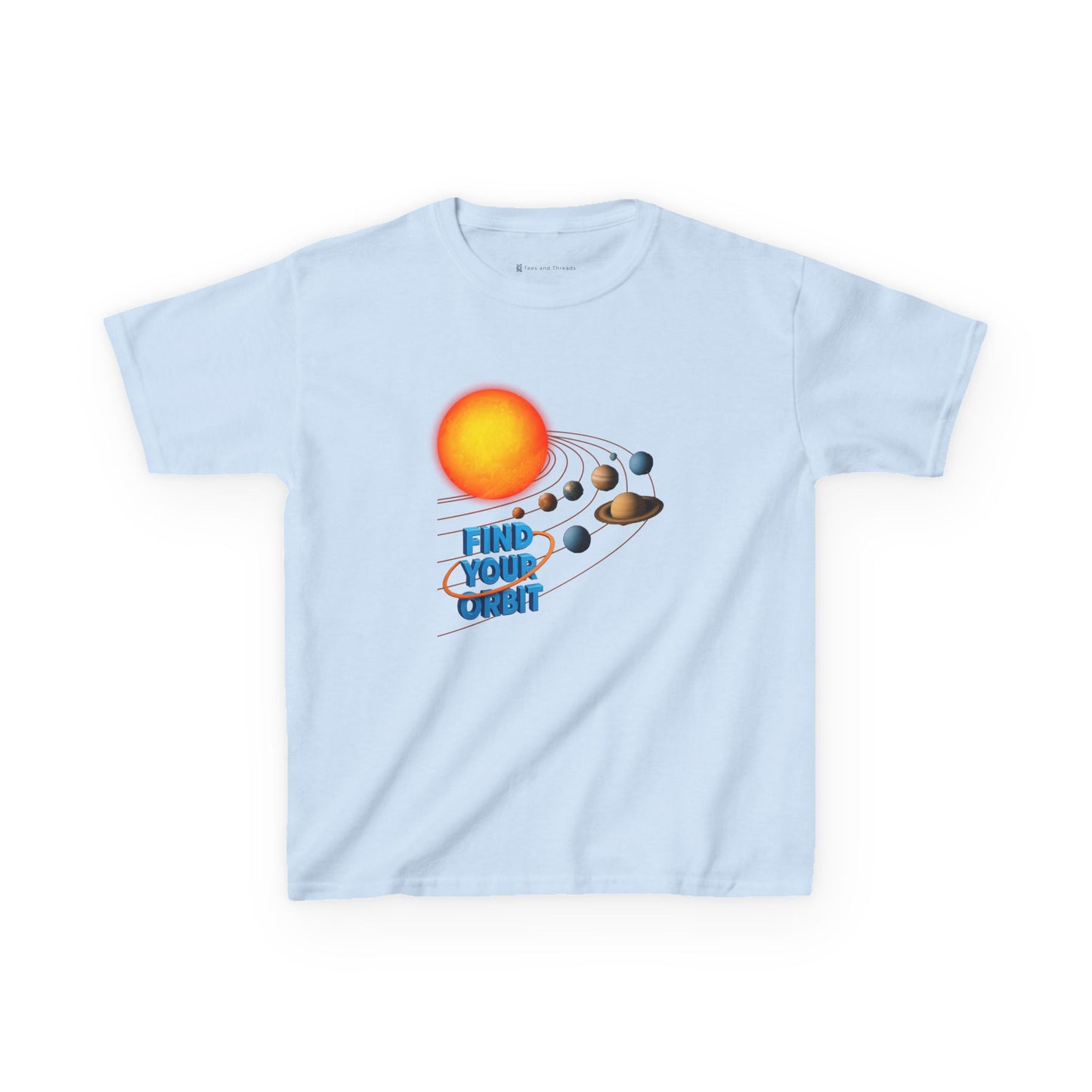 Kids' Find Your Orbit Planets T-shirt - 13 colors