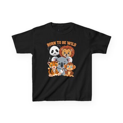 Kids' Born to Be Wild Animal Friends T-Shirt - 18 colors