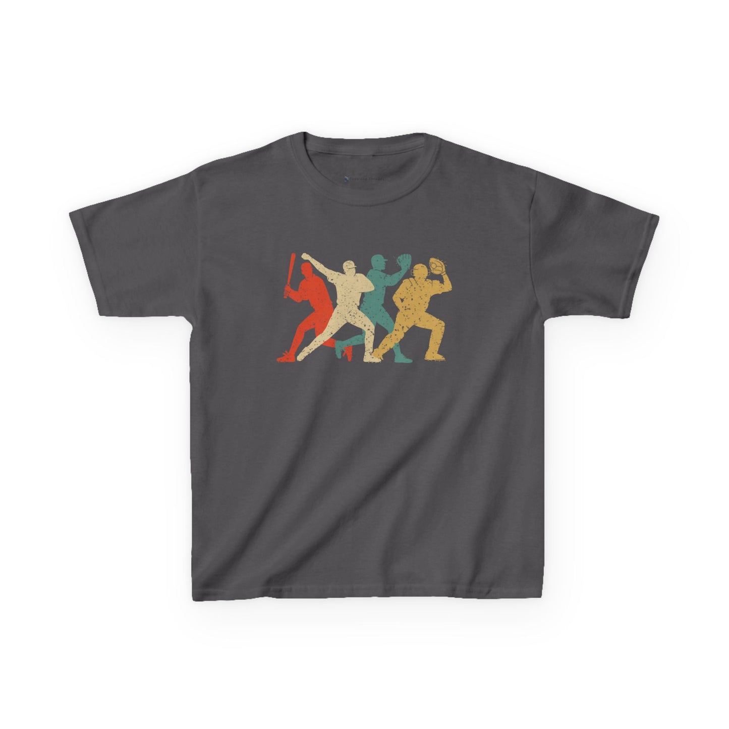 Kids' Baseball Shadows T-Shirt - 13 colors