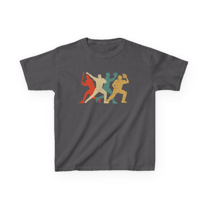 Kids' Baseball Shadows T-Shirt - 13 colors
