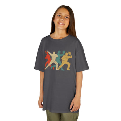 Kids' Baseball Shadows T-Shirt - 13 colors