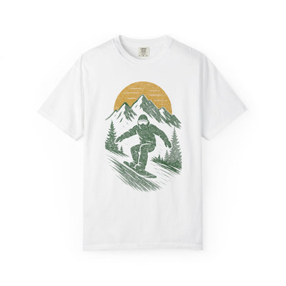 Snowboard Sundown Unisex T-Shirt - 10 colors