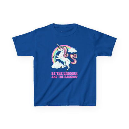 Kids' Be The Unicorn and The Rainbow T-Shirt - 17 Colors