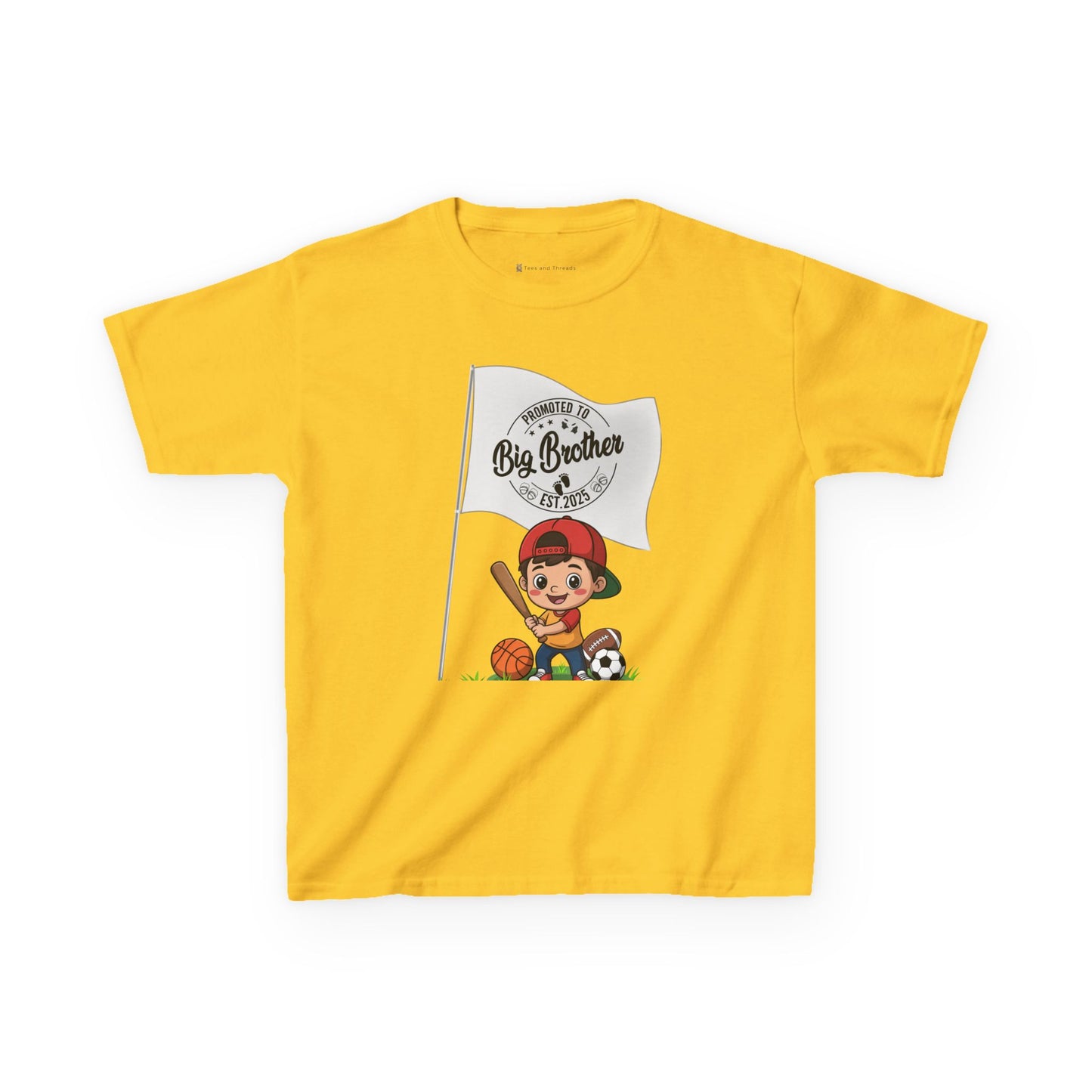 Kids' Promoted to Big Brother 2025 T-Shirt - 12 colors