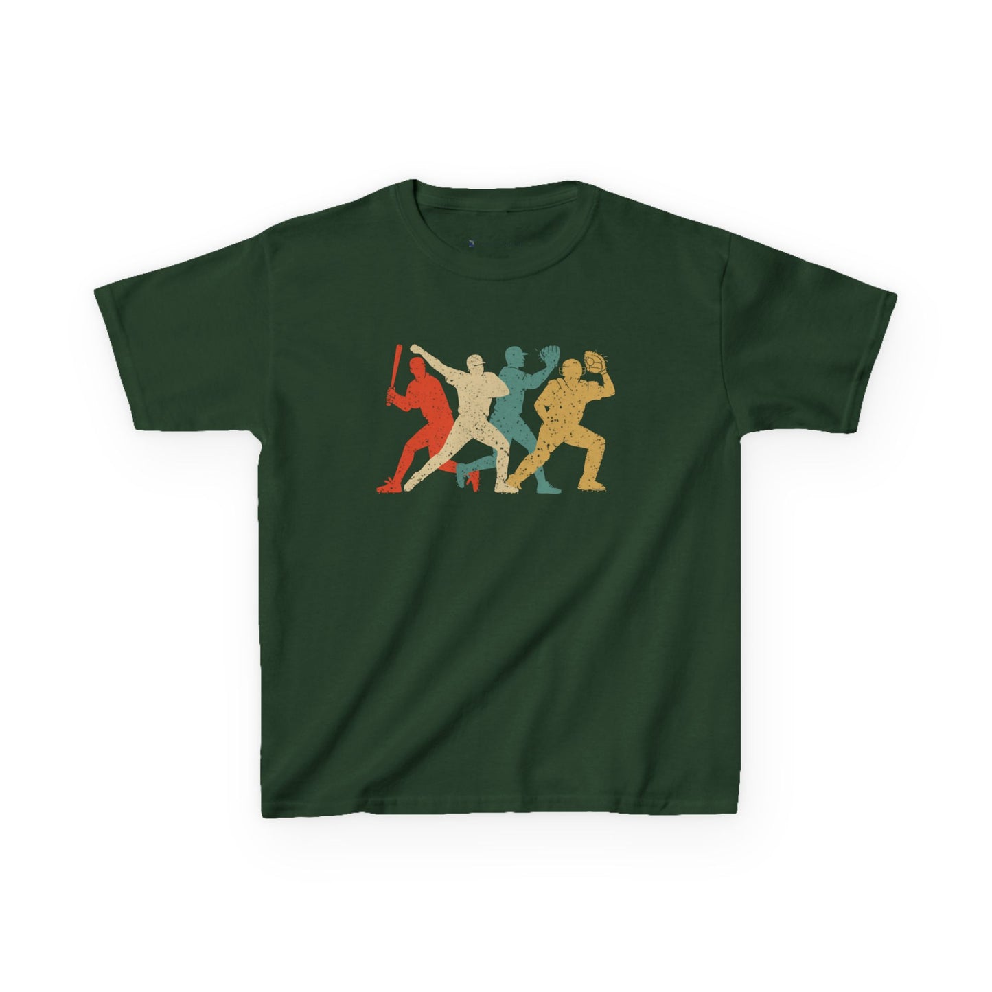 Kids' Baseball Shadows T-Shirt - 13 colors