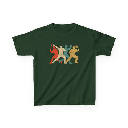 Kids' Baseball Shadows T-Shirt - 13 colors