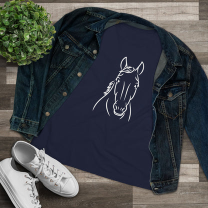 Women's Filly Friend Semi-Relaxed Horse T-Shirt - 8 colors
