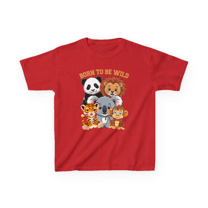 Kids' Born to Be Wild Animal Friends T-Shirt - 18 colors