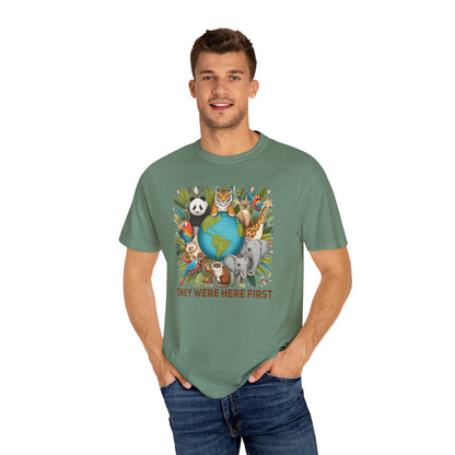 They Were Here First Animal T-shirt - 15 colors