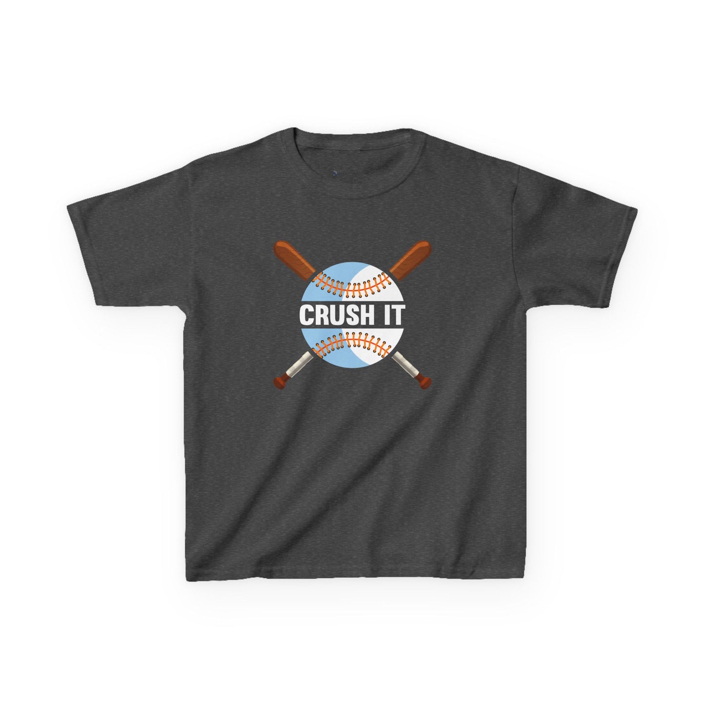 Kids' Crush It Baseball T-Shirt - 8 colors