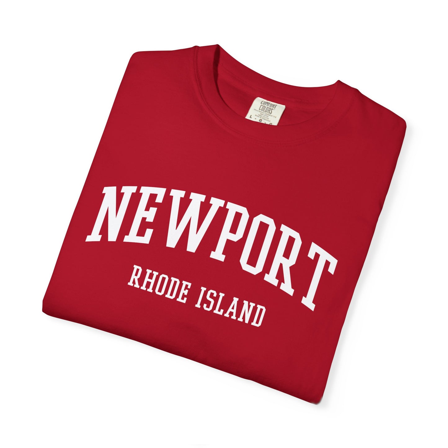 Newport Rhode Island Classic Block T-shirt - 15 colors