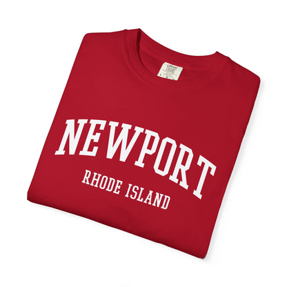 Newport Rhode Island Classic Block T-shirt - 15 colors