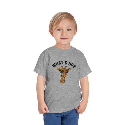 What's Up Cute Giraffe Toddler Tee - 6 colors