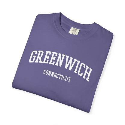 Greenwich CT Classic Block T-shirt - 15 colors