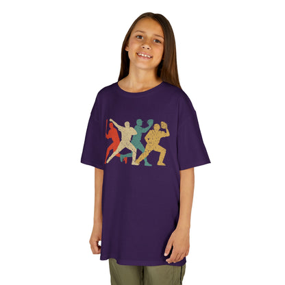Kids' Baseball Shadows T-Shirt - 13 colors