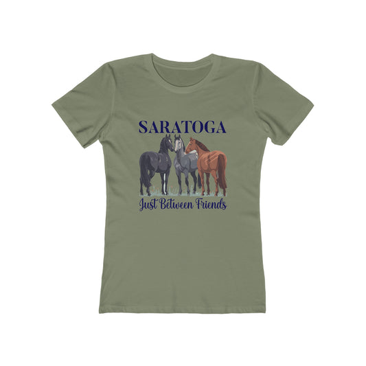 Saratoga Horse Between Friends Women's Color T-Shirt
