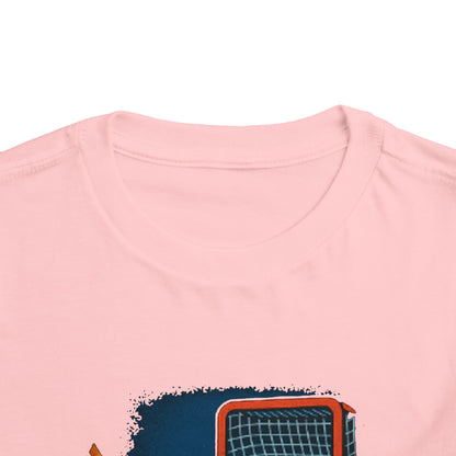 Hockey Slapshot Cute Toddler Tee - 8 colors