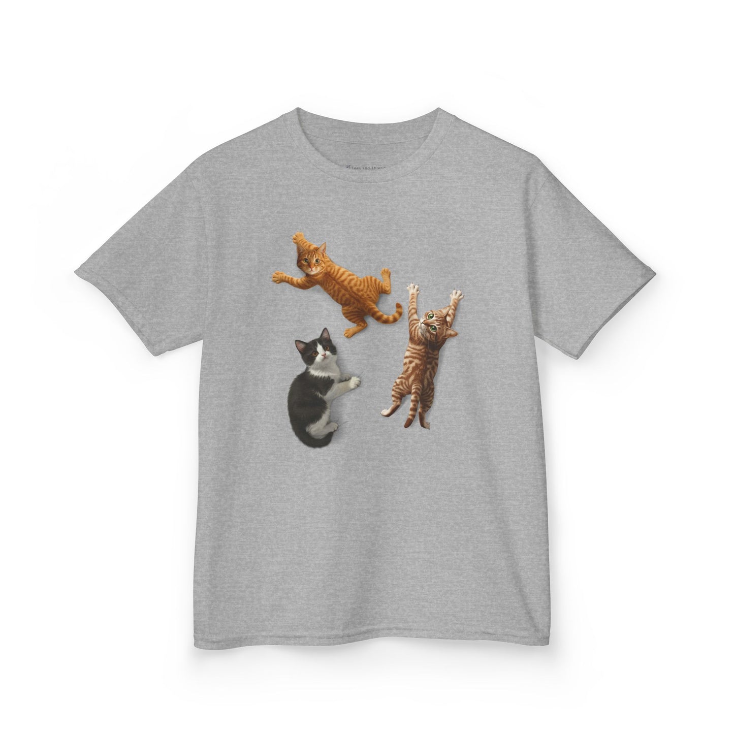 Kids' Clinging Kittens T-Shirt - 14 colors