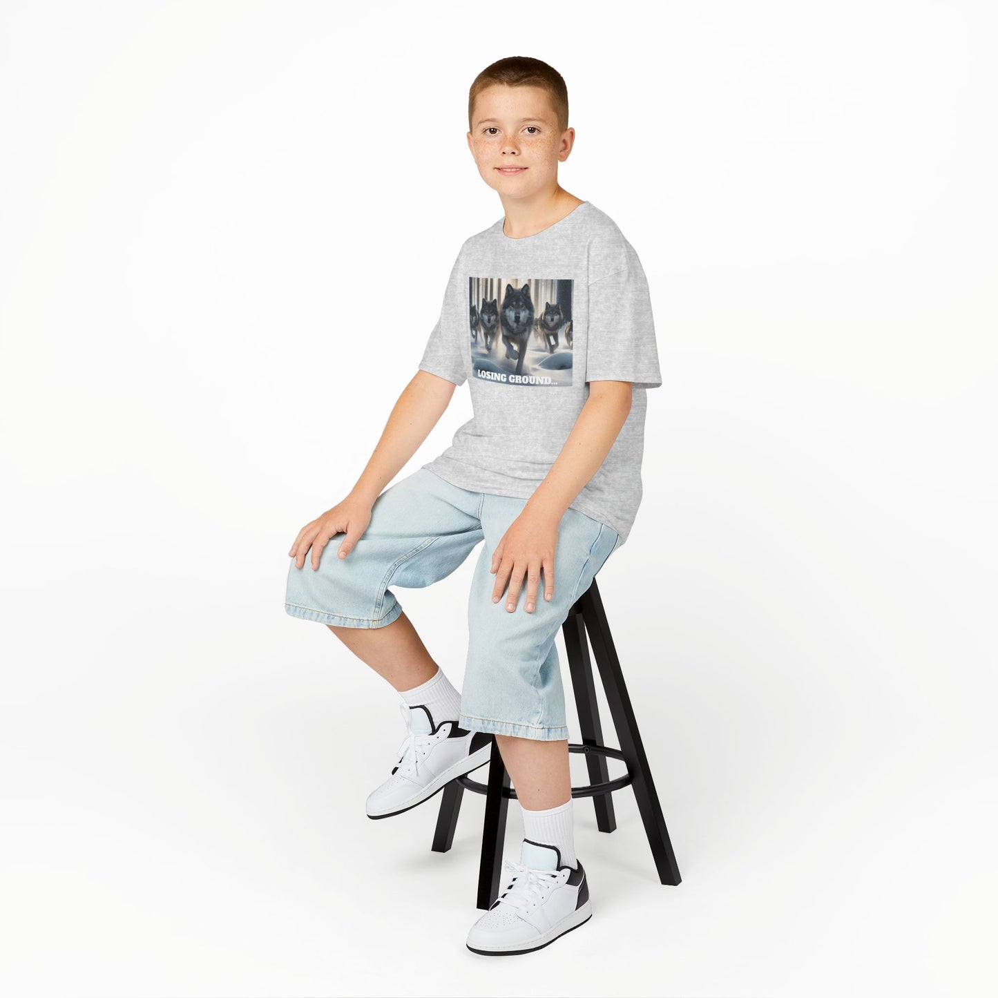 Kids' Losing Ground Wolf Pack T-Shirt - 9 colors