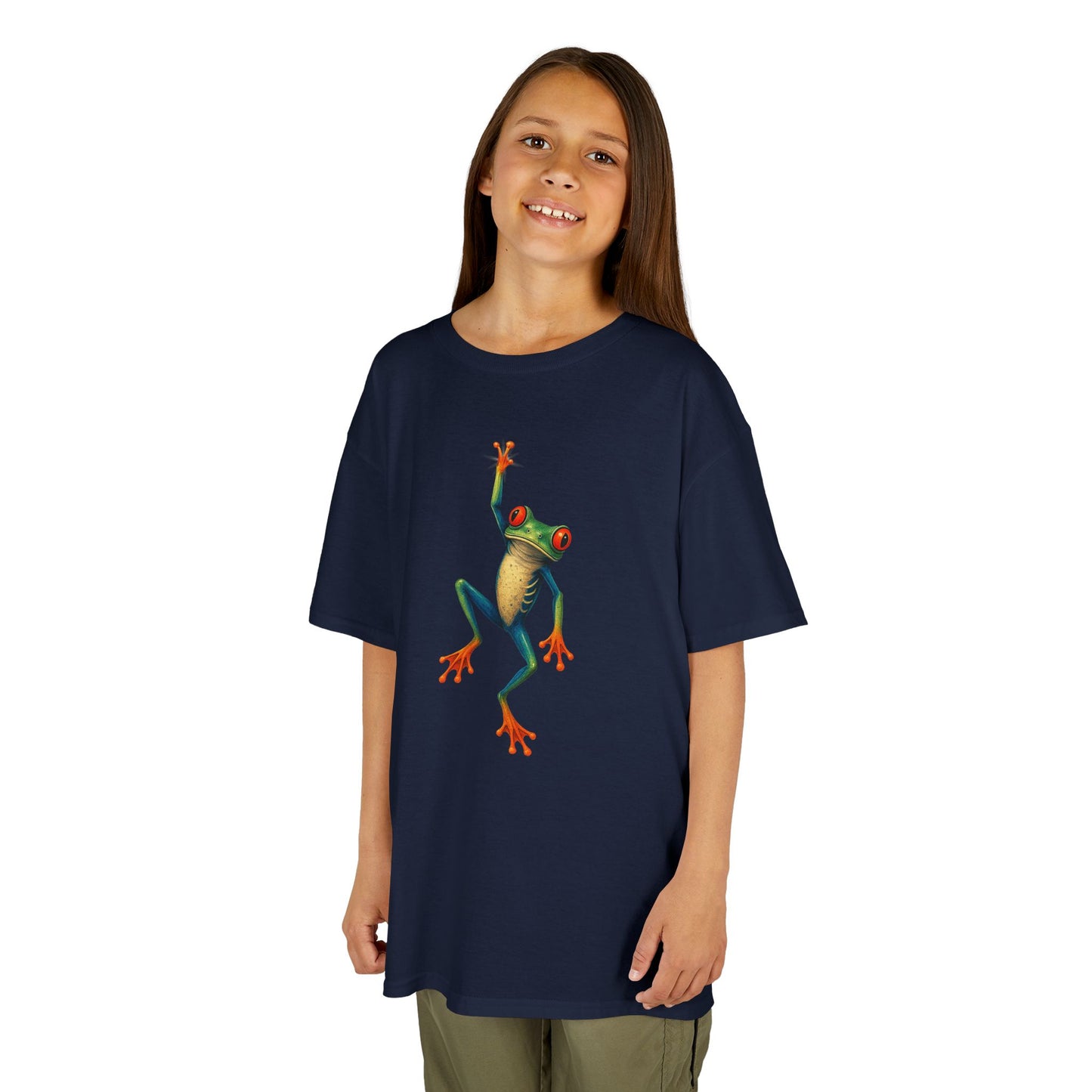 Kids' Hang On Froggy T-shirt - 14 colors
