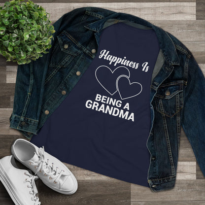 Women's Happiness is Being a Grandma Semi-Relaxed T-Shirt - 6 colors