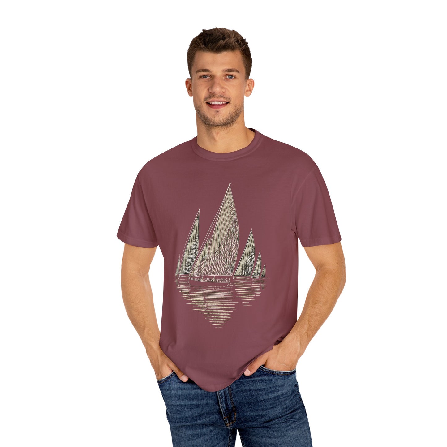 Sailing Shadows Unisex T-Shirt - 13 colors