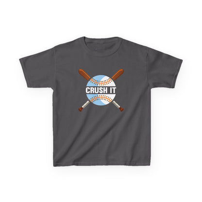 Kids' Crush It Baseball T-Shirt - 8 colors