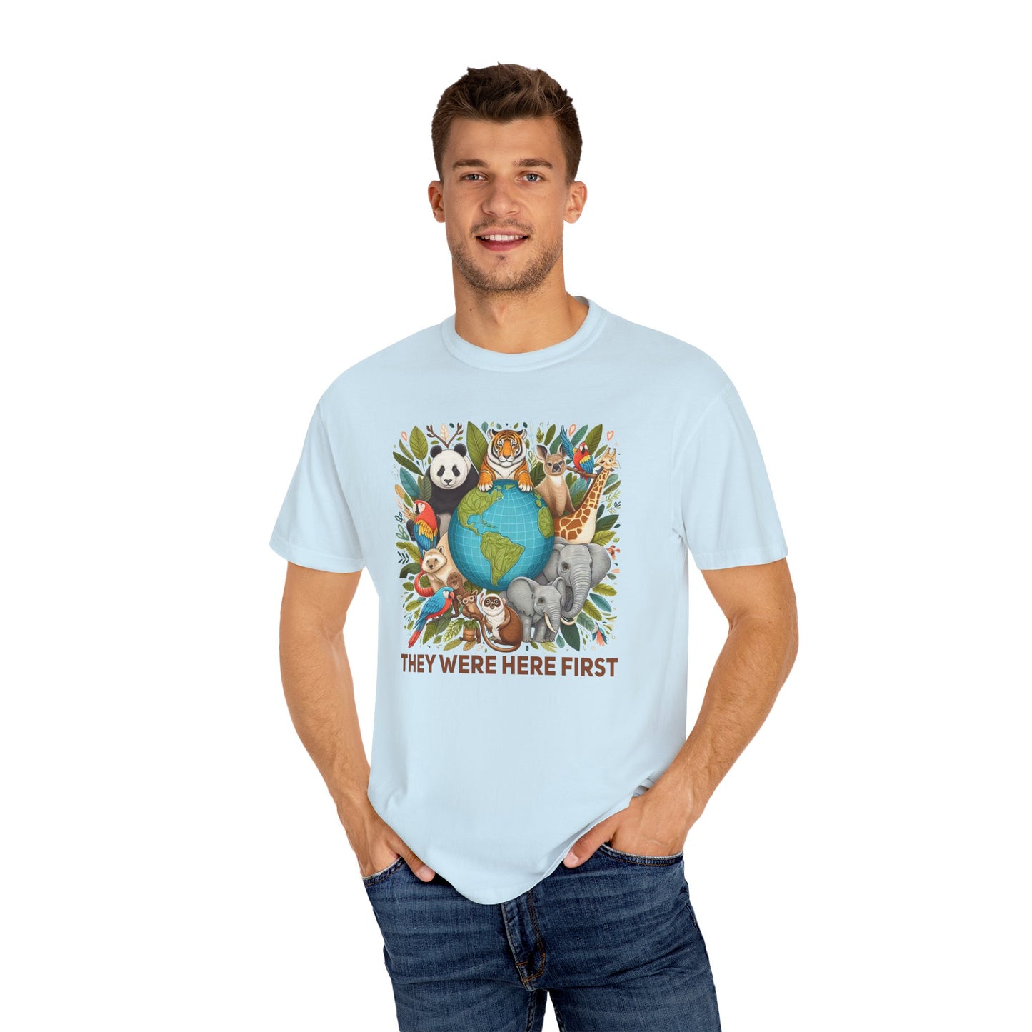 They Were Here First Animal T-shirt - 15 colors
