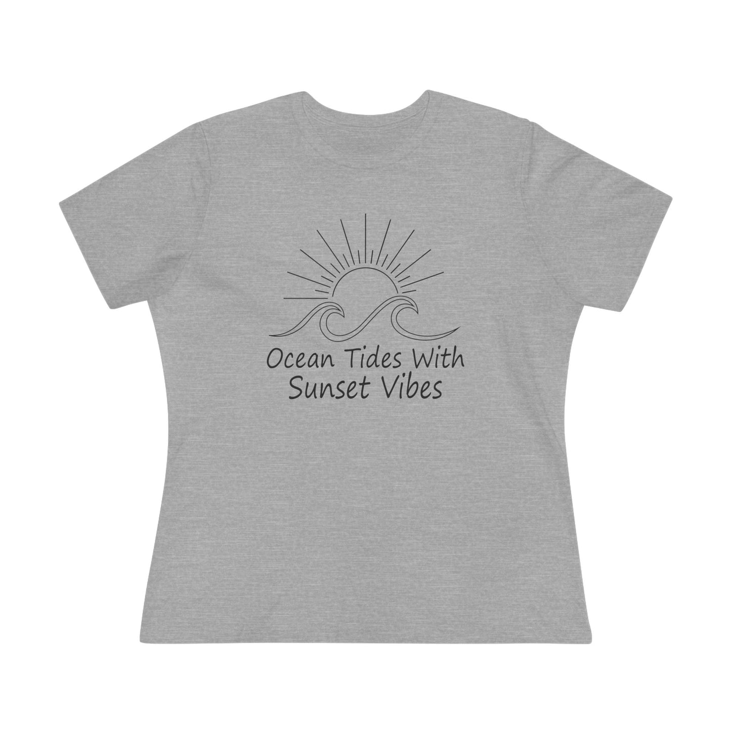 Women's Ocean Tides Sunset Vibes Semi-Relaxed T-Shirt - 8 colors