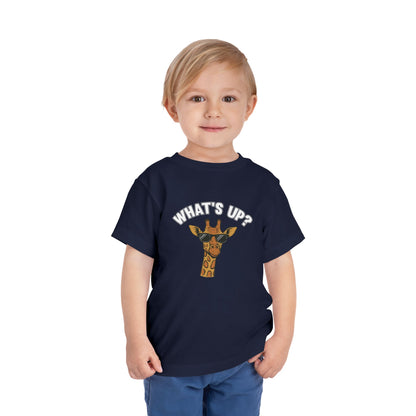 What's Up Cute Giraffe Toddler Tee - 6 colors