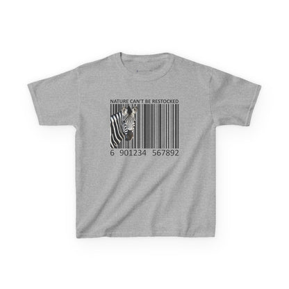 Kids' Nature Can't Be Restocked Zebra T-shirt - 10 colors