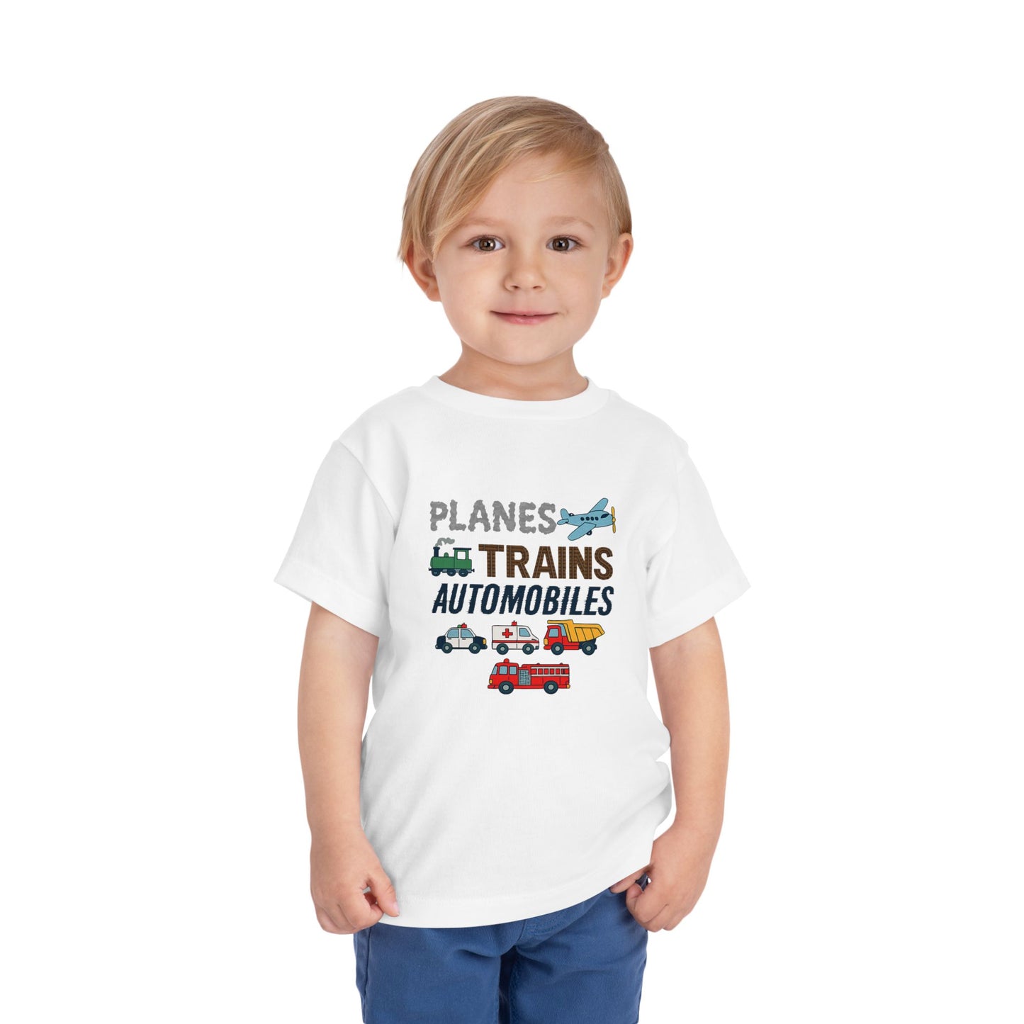 Planes, Trains, Automobiles Cute Toddler Tee - 7 colors