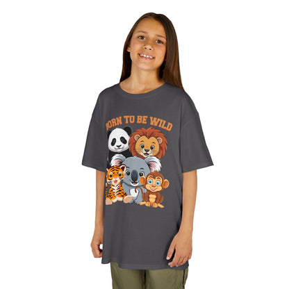 Kids' Born to Be Wild Animal Friends T-Shirt - 18 colors