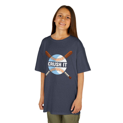 Kids' Crush It Baseball T-Shirt - 8 colors