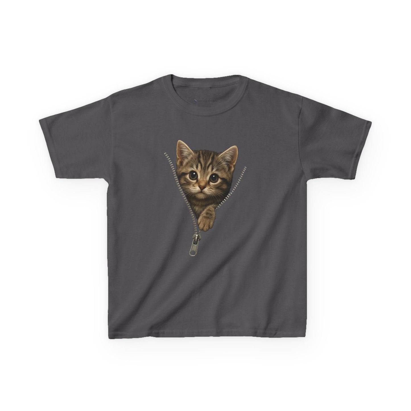 Kids' Peeking Kitten T-shirt - 14 colors