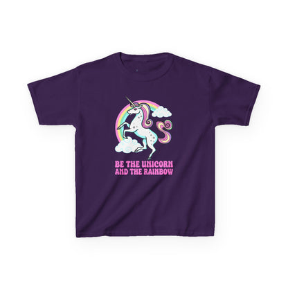 Kids' Be The Unicorn and The Rainbow T-Shirt - 17 Colors