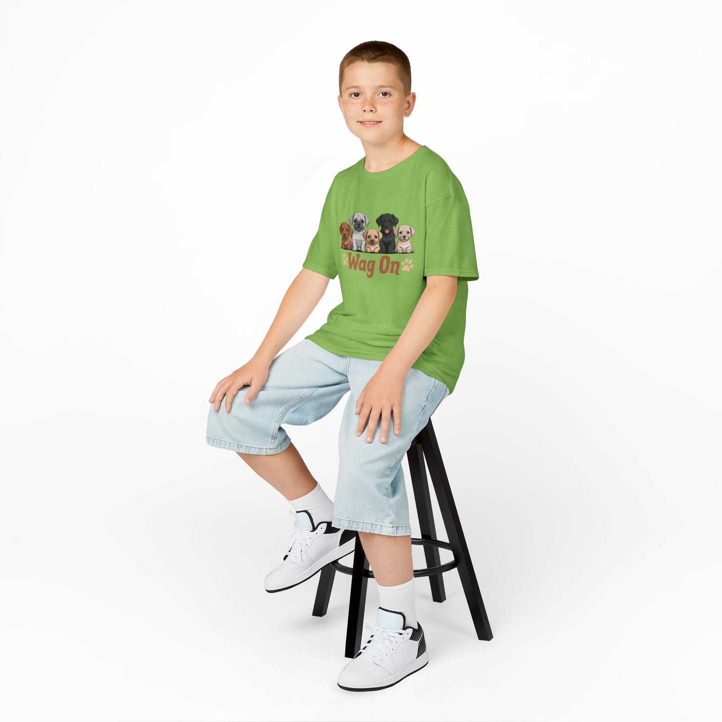 Kids' Wag On Furry Puppies T-Shirt