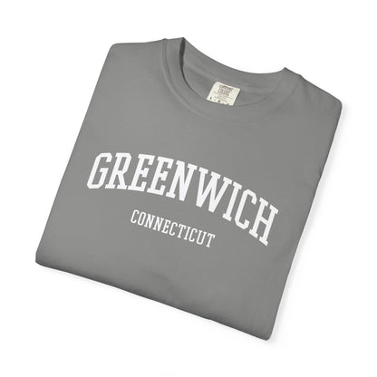 Greenwich CT Classic Block T-shirt - 15 colors