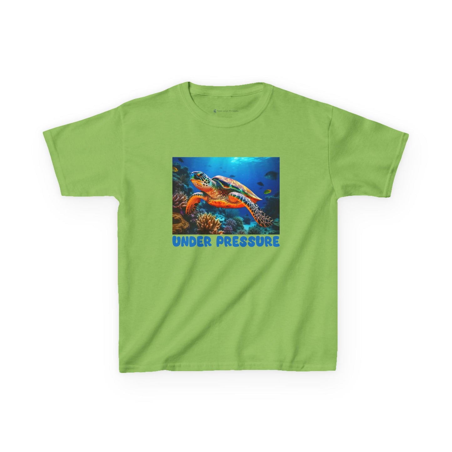 Kids' Under Pressure Sea Turtle T-shirt - 15 colors