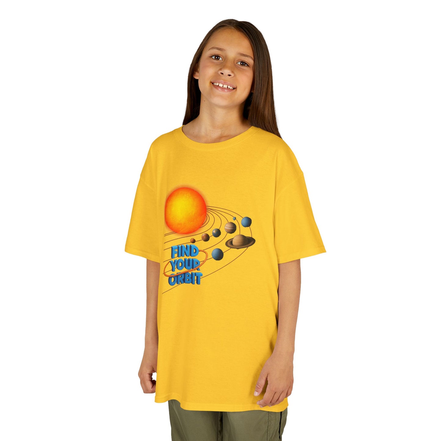 Kids' Find Your Orbit Planets T-shirt - 13 colors